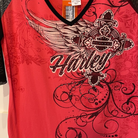 NWT Harley Davidson Infinity Lady’s 1/2” Mesh Sleeve Size S - Picture 3 of 10